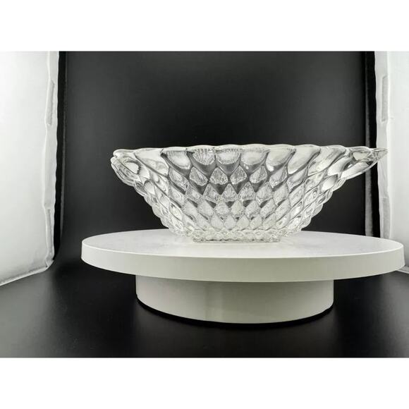 Vintage Indiana Glass Diamond Pattern Square Candy Dish - Picture 2 of 4